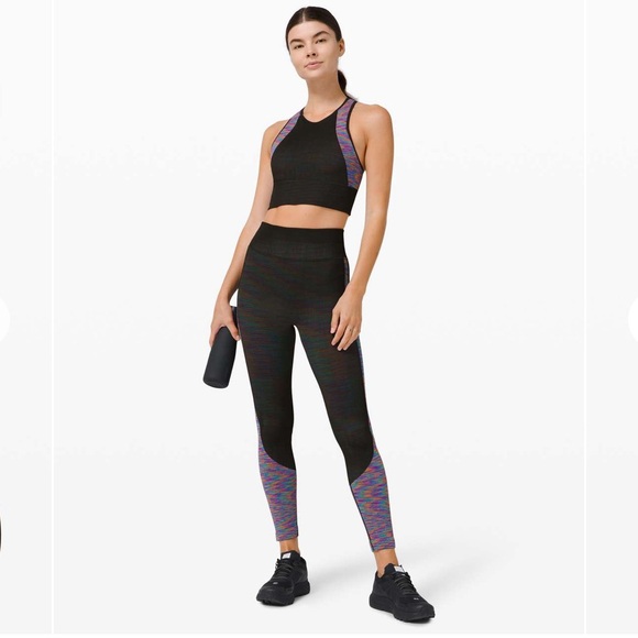 Lululemon Love Revealed Bra Black / Rainbow - Picture 2 of 9